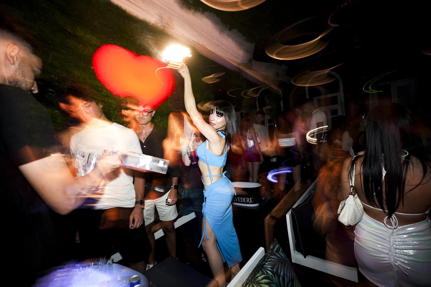 "People dancing at the best party in Mykonos Town — We Love Mykonos"
